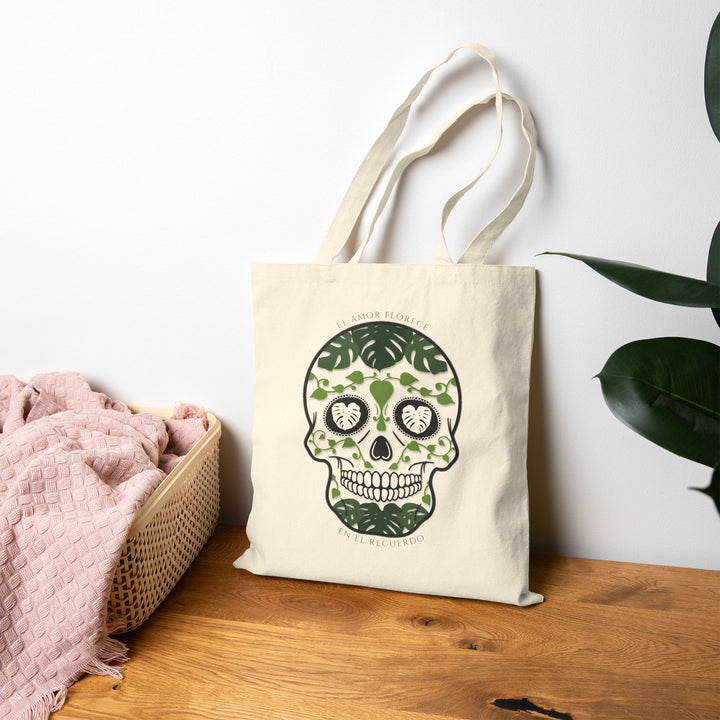 Día de los Muertos Canvas Tote Bag – Eco Friendly Everyday Carry