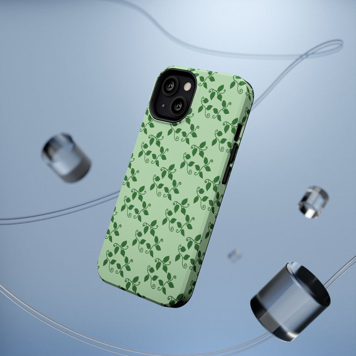 Pothos Pattern Phone Case – Dual Layer Protective Cover