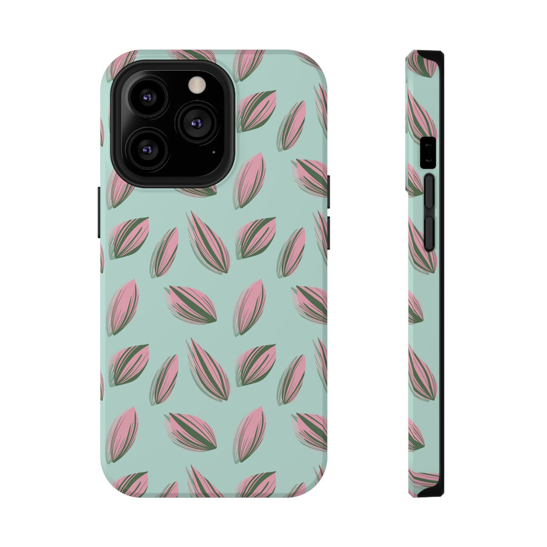 Tradescantia Nanouk Pattern Phone Case – Dual Layer Protective Cover