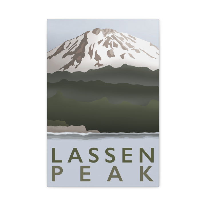 Lassen Peak Canvas Print – Botanical Wall Art by Printify
