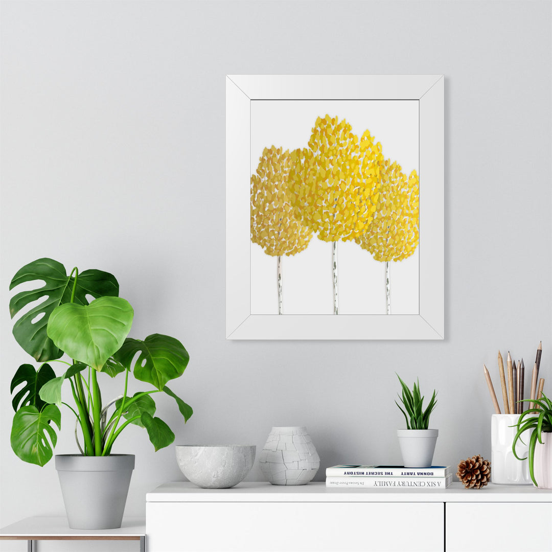 Fall Aspen Framed Print – Wall Art