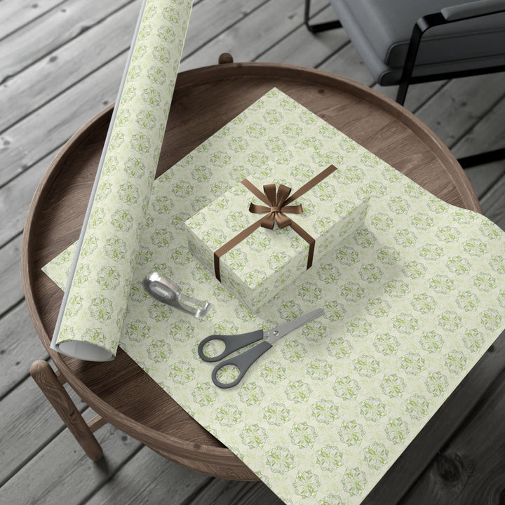 Snow Queen Pothos Wrapping Paper – Botanical Gift Wrap Roll