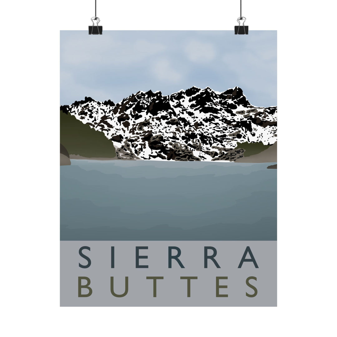 Sierra Buttes Print – Unframed Wall Art