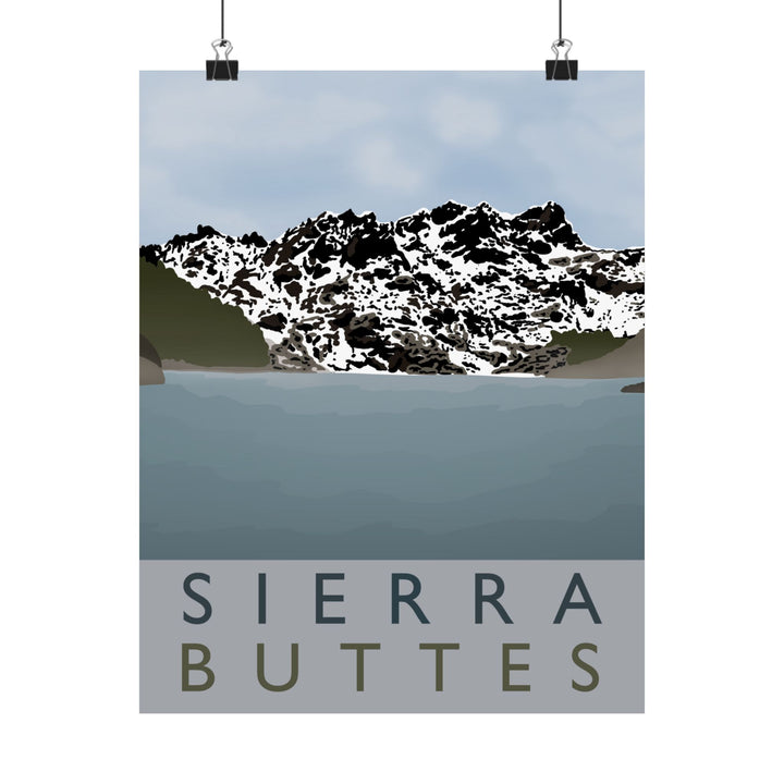 Sierra Buttes Print – Unframed Wall Art