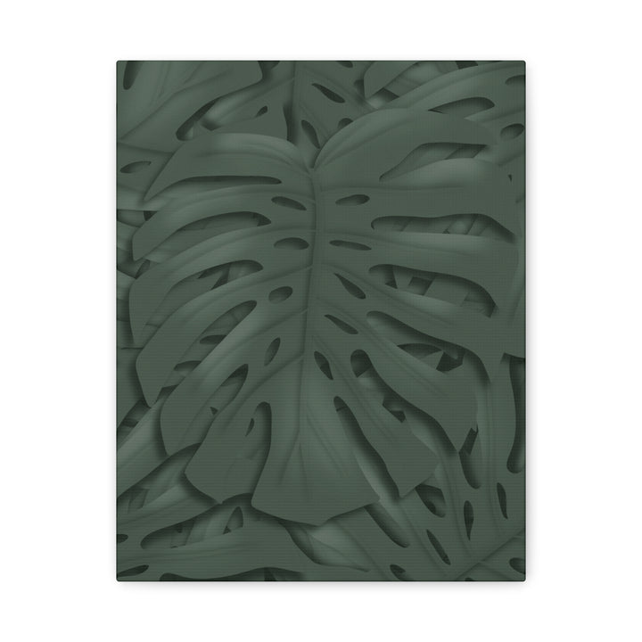 Monstera Canvas Art Tropical Leaf Wall Decor Durable Matte Finish Cotton Canvas Print 24x36