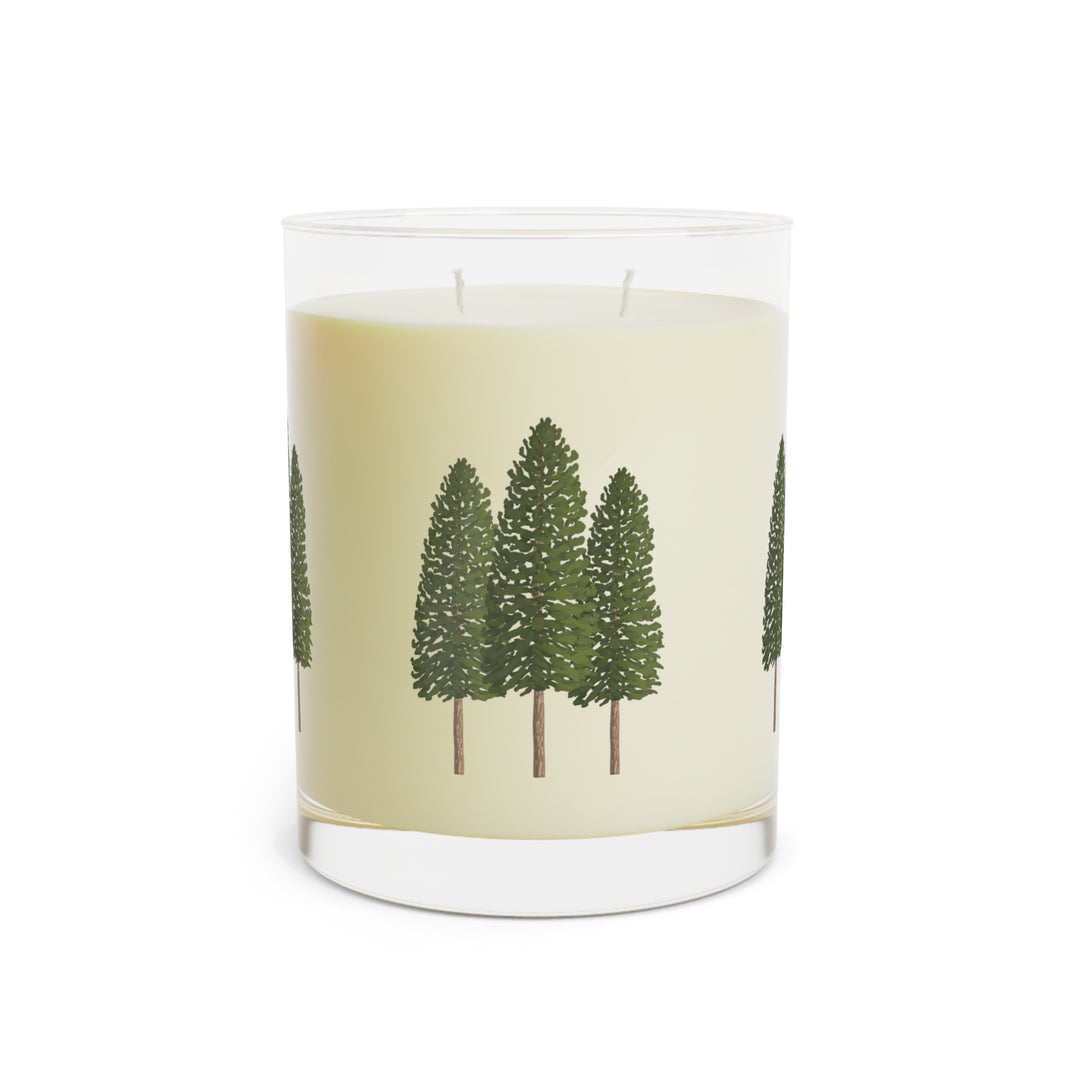 Ponderosa Pine 11oz Scented Candle Three Fragrances White Tea Fig Minted Lavender Sage Ocean Mist Moss