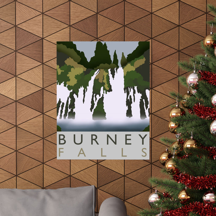 Burney Falls Print – Unframed Wall Art