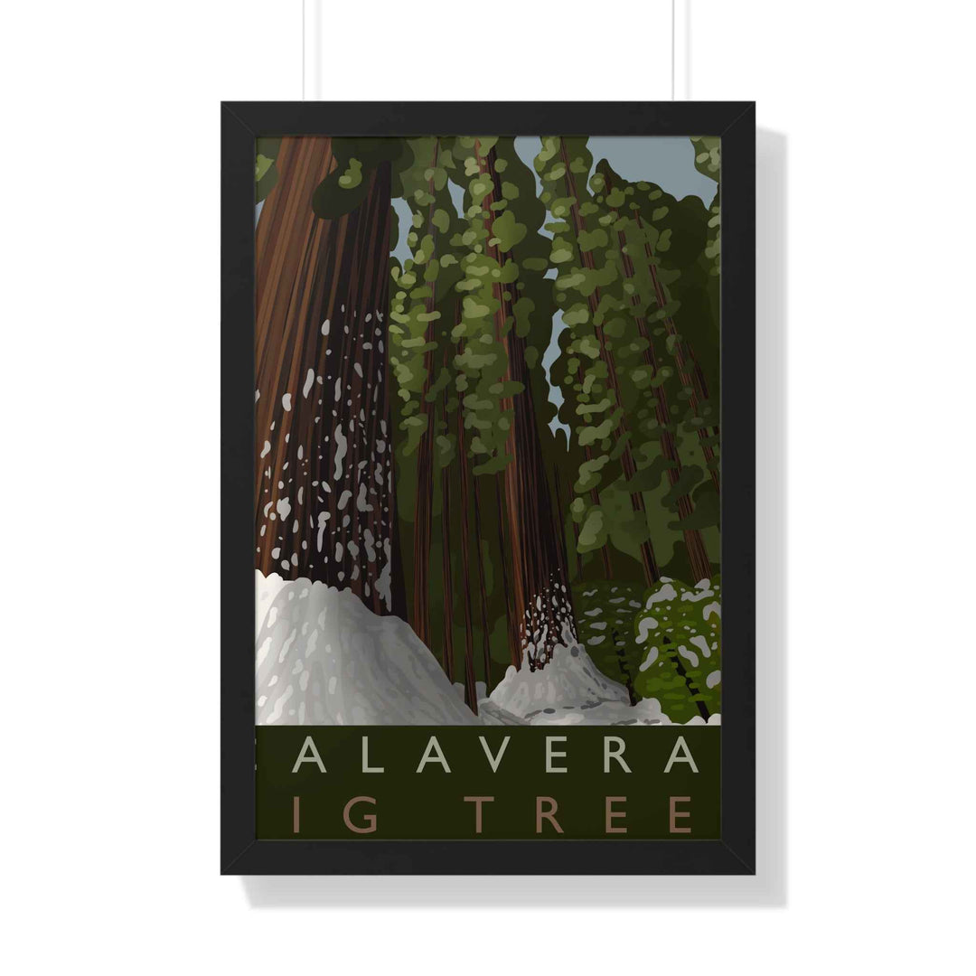 Calaveras Big Trees Minimalist Framed Print