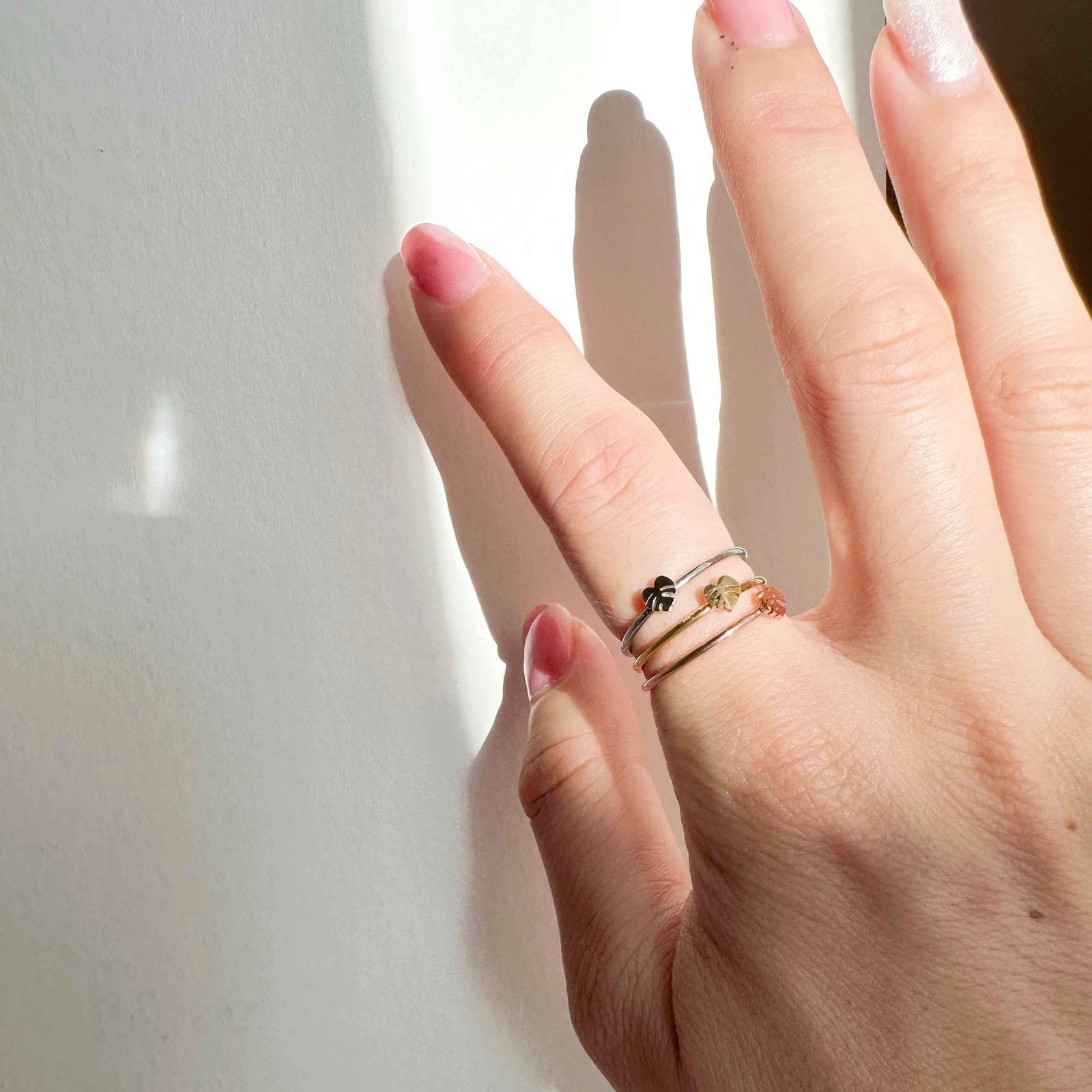 Monstera Deliciosa Dainty Minimal Plant Ring