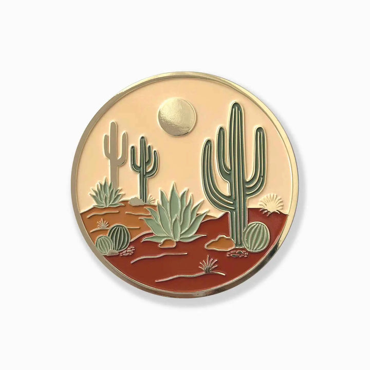 Warm Desert Gold Drink Coasters