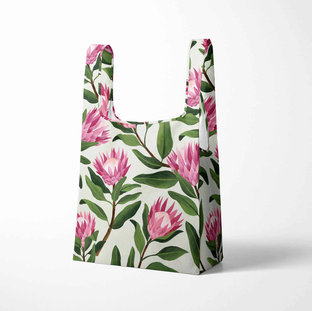 King Protea Reusable Shopping Bags