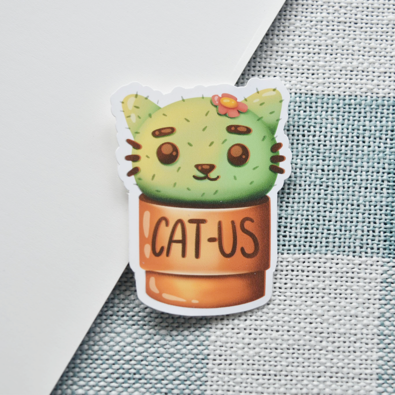 Cat-us Sticker