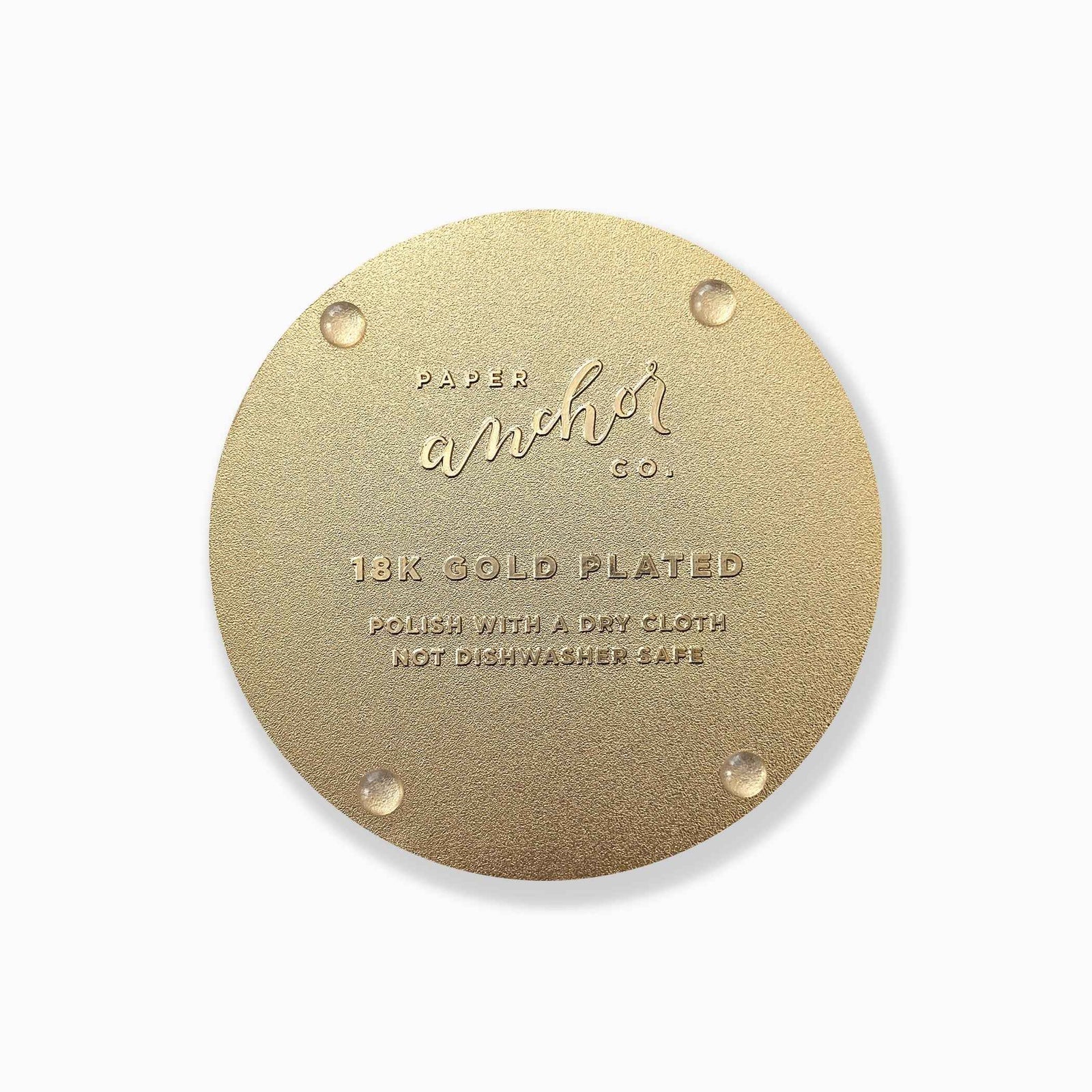 Vibrant Rosa Gold Drink Coasters