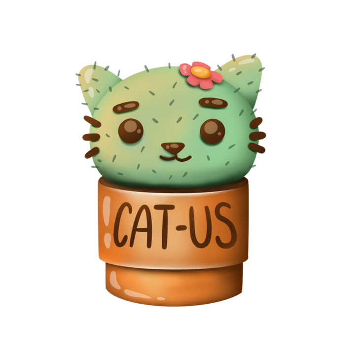 Cat-us Sticker
