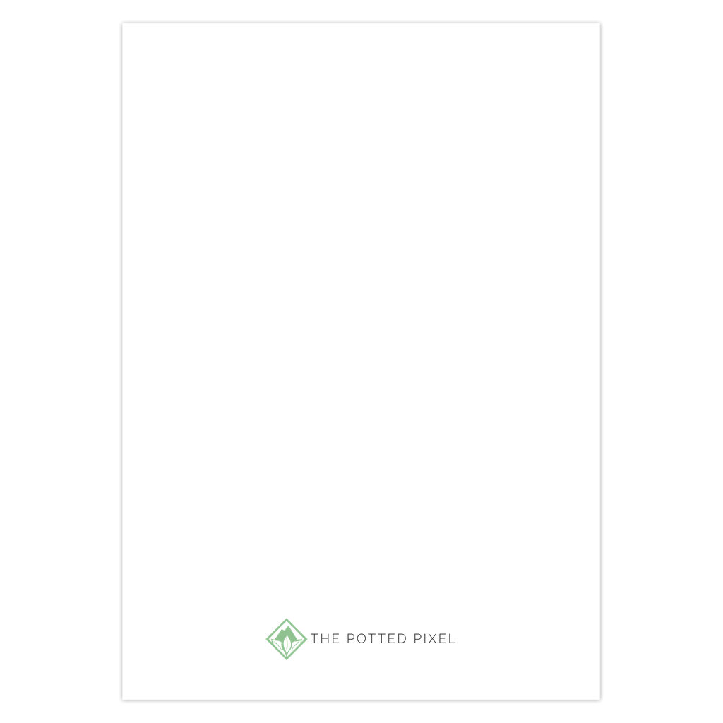 Noble Aeonium Greeting Card – Vibrant Succulent Art Stationery on Robust Cardstock