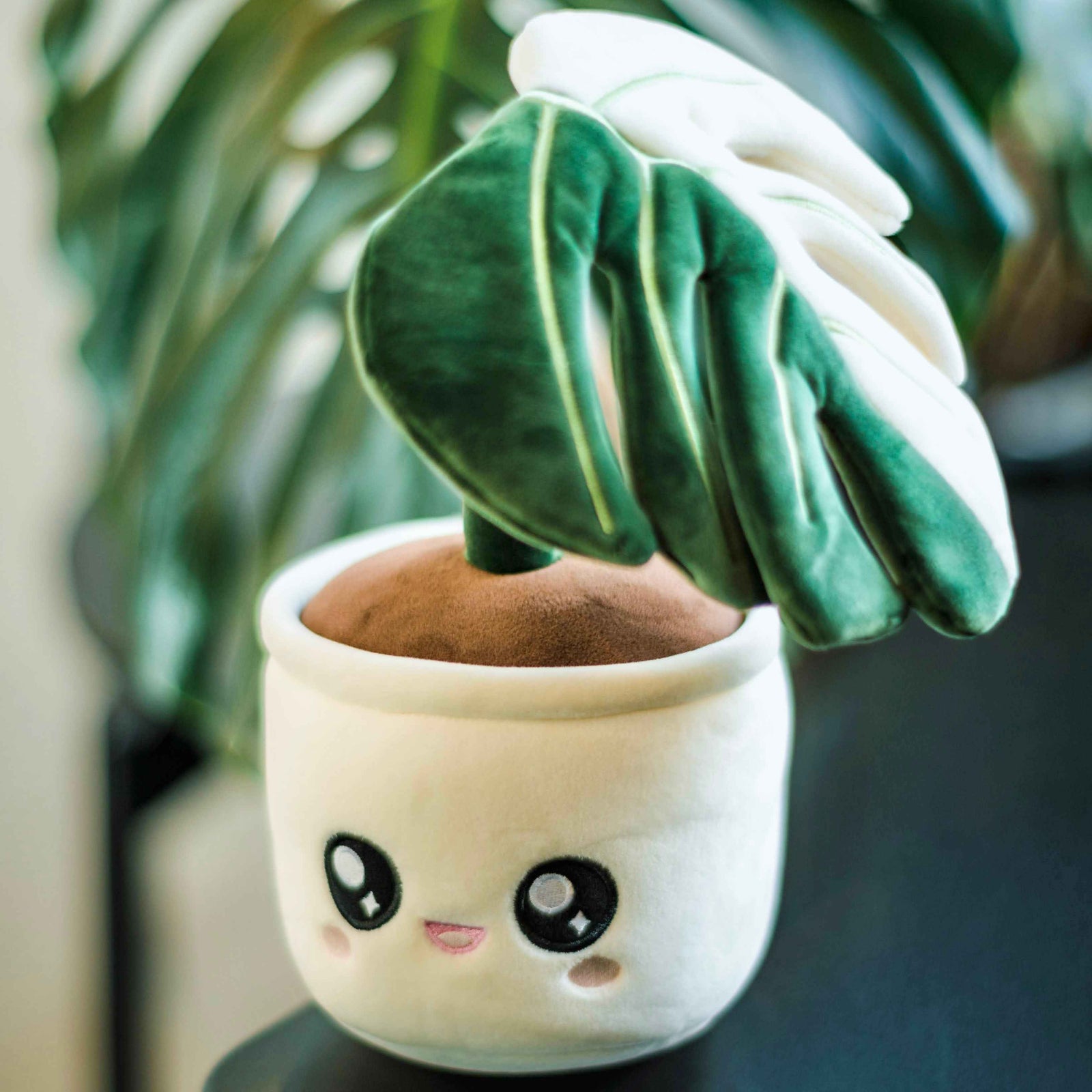 Monstera Deliciosa Albo Variegata Plushie