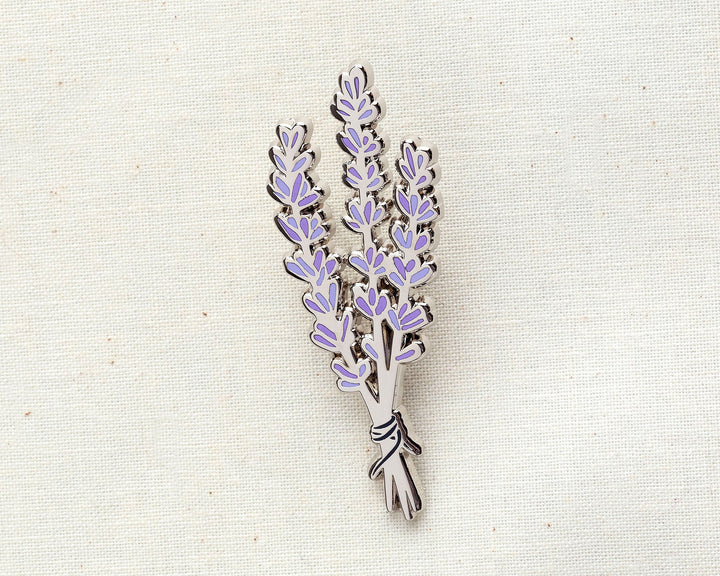 Lavender Enamel Pin
