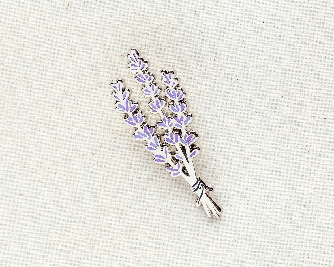 Lavender Enamel Pin