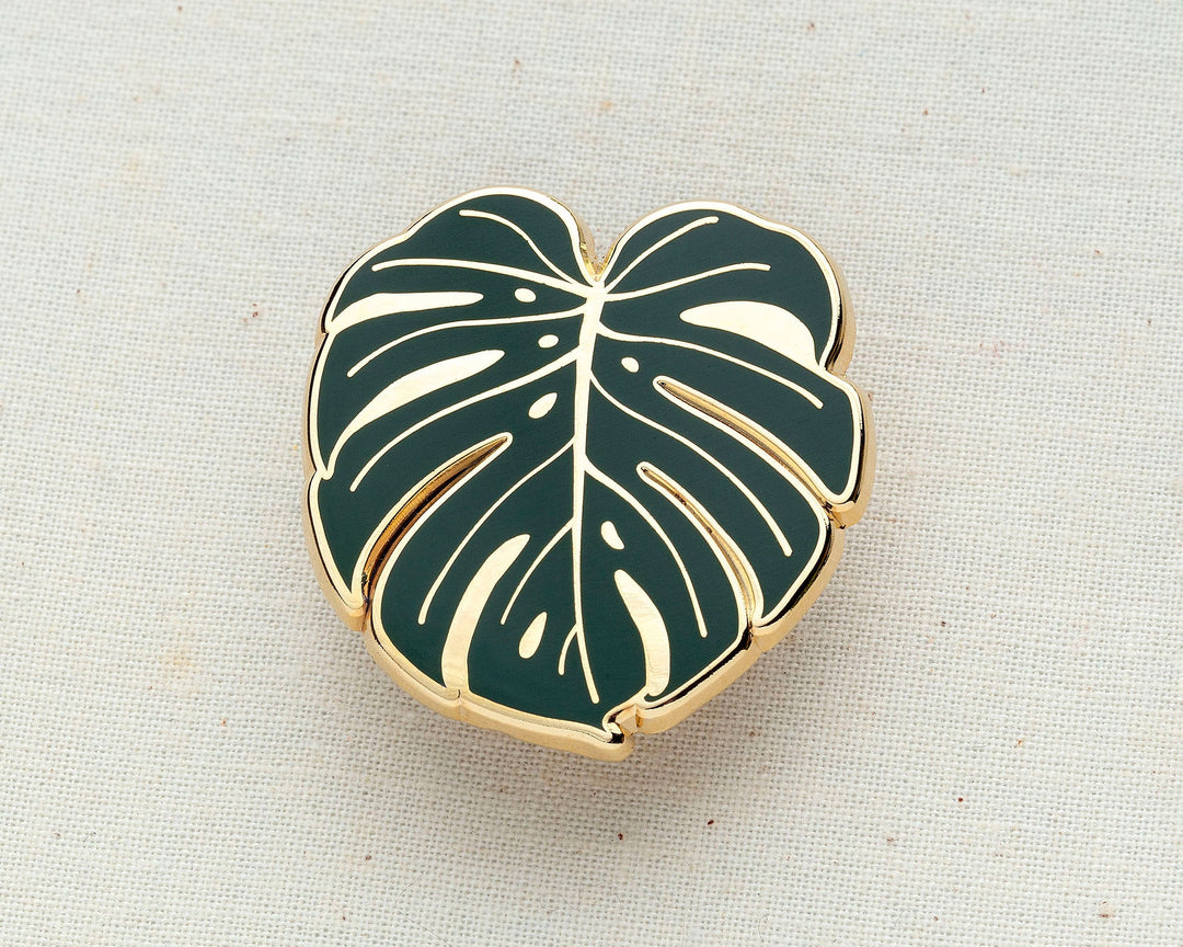 Monstera Enamel Pin