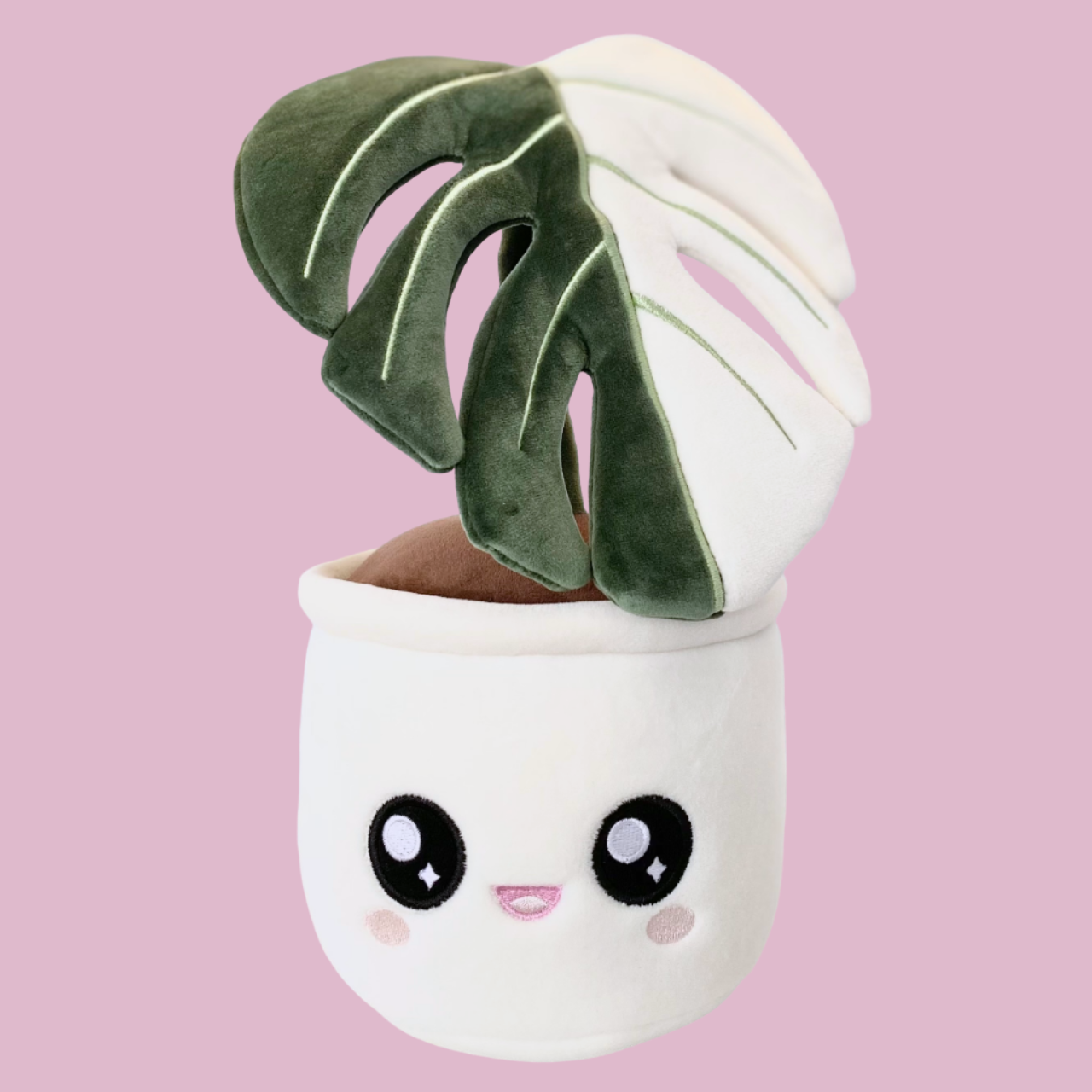 Monstera Deliciosa Albo Variegata Plushie