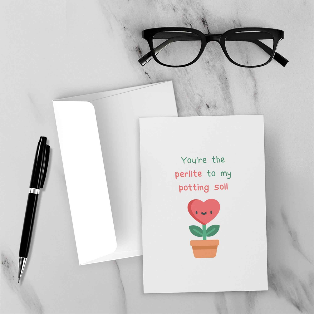 Heart Plant Valentines Day Card Pack #2