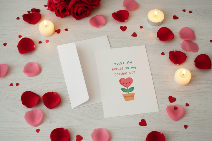 Heart Plant Valentines Day Card Pack #2