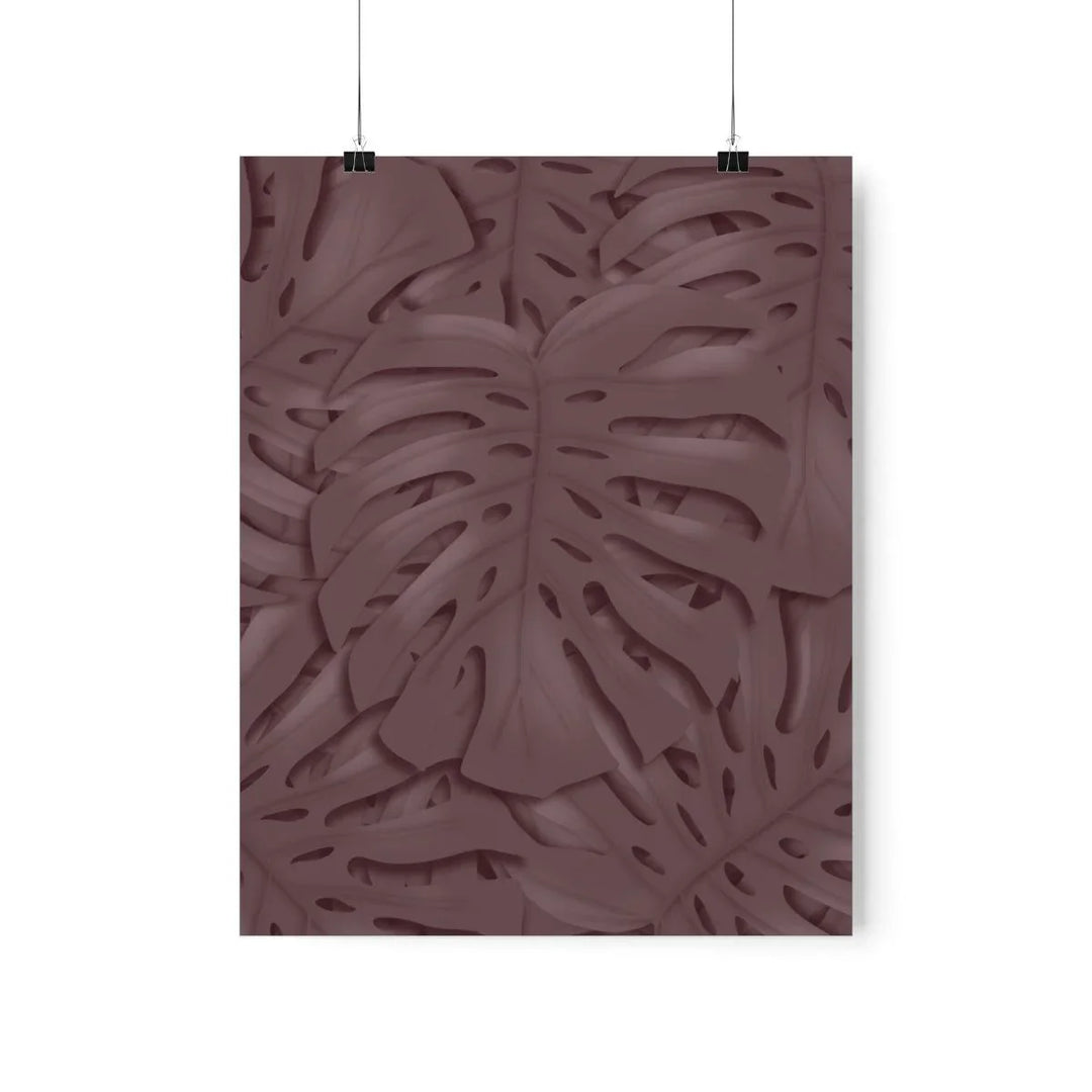 Merlot Monstera Print, Poster, Laura Christine Photography & Design, Back to School, Home & Living, Indoor, Matte, Paper, Posters, Valentine's Day promotion, Laura Christine Photography & Design, laurachristinedesign.com