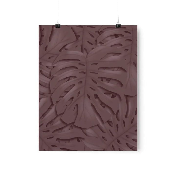 Merlot Monstera Print, Poster, Laura Christine Photography & Design, Back to School, Home & Living, Indoor, Matte, Paper, Posters, Valentine's Day promotion, Laura Christine Photography & Design, laurachristinedesign.com