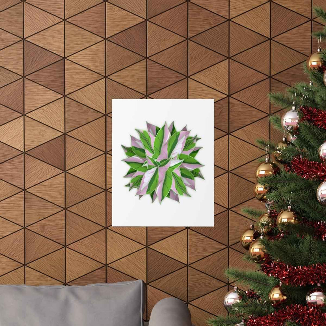 Syngonium Tricolor Botanical Print – Unframed Wall Art - The Potted Pixel