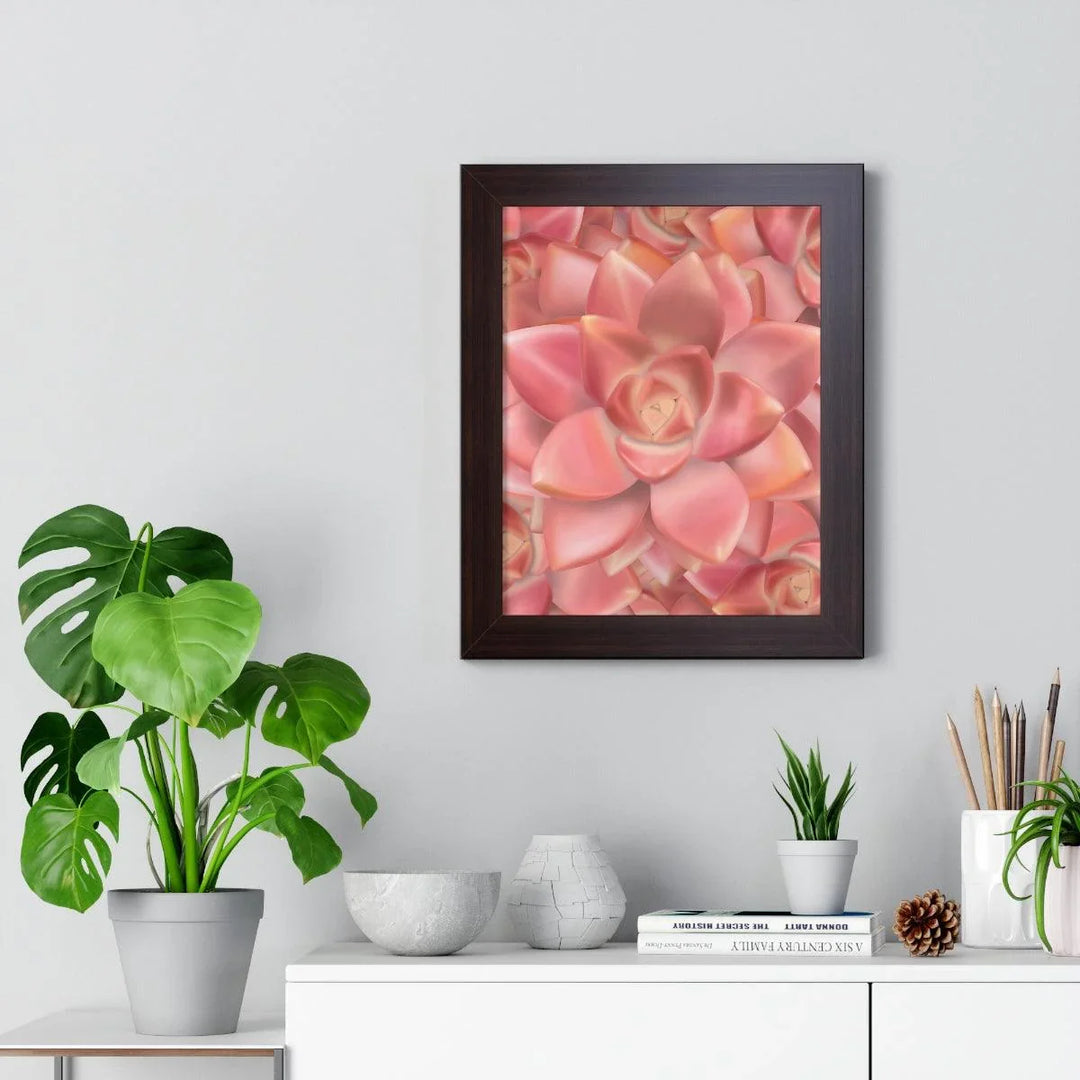 Graptosedum 'California Sunset' Succulent Framed Print, Poster, Laura Christine Photography & Design, Framed, Home & Living, Indoor, Paper, Posters, Laura Christine Photography & Design, laurachristinedesign.com