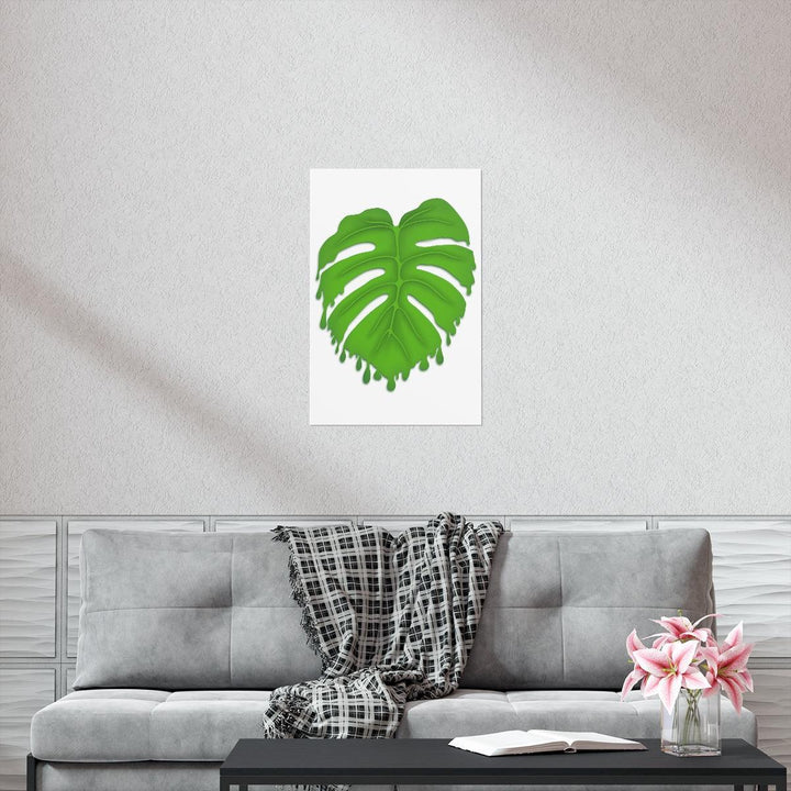 Melting Monstera Print, Poster, Laura Christine Photography & Design, Back to School, Home & Living, Indoor, Matte, Paper, Posters, Valentine's Day promotion, Laura Christine Photography & Design, 