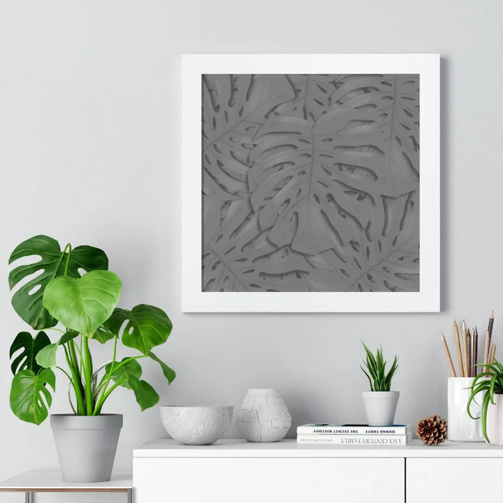 Smokey Monstera Framed Print, Poster, Laura Christine Photography & Design, Framed, Home & Living, Indoor, Paper, Posters, Laura Christine Photography & Design, laurachristinedesign.com