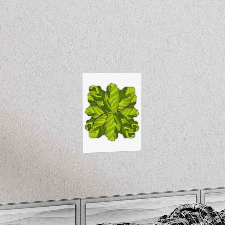 Calathea Yellow Fusion Print – Botanical Wall Art on Museum-Grade Paper Unframed - The Potted Pixel