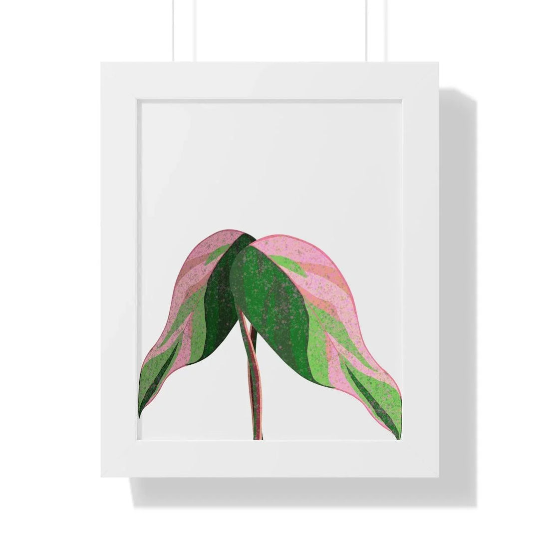 Pink Princess Philodendron Framed Print, Poster, Laura Christine Photography & Design, Framed, Home & Living, Indoor, Paper, Posters, Laura Christine Photography & Design, laurachristinedesign.com