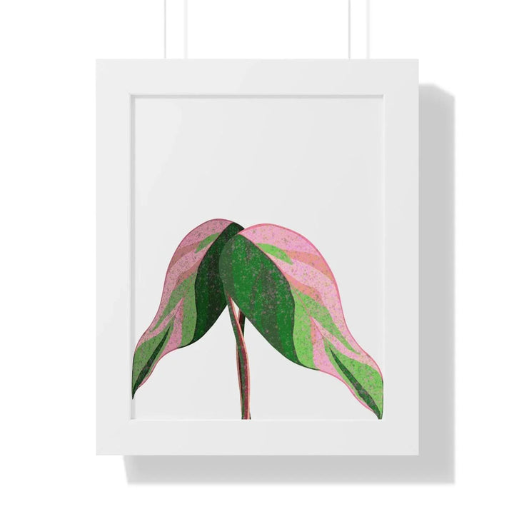 Pink Princess Philodendron Framed Print, Poster, Laura Christine Photography & Design, Framed, Home & Living, Indoor, Paper, Posters, Laura Christine Photography & Design, laurachristinedesign.com