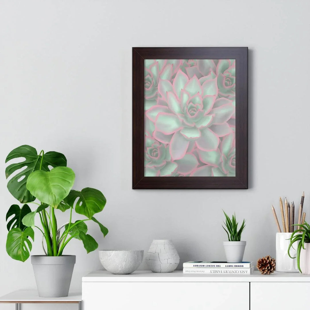 Echeveria Violet Queen Succulent Framed Print, Poster, Laura Christine Photography & Design, Framed, Home & Living, Indoor, Paper, Posters, Laura Christine Photography & Design, laurachristinedesign.com