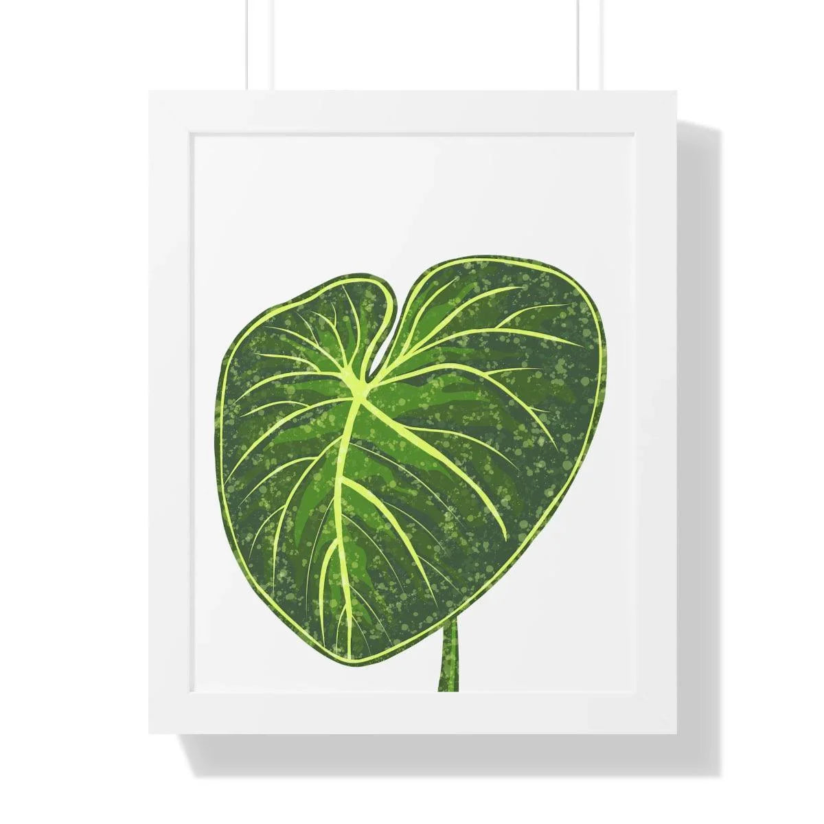 Philodendron Gloriosum Print Framed Wall Art – The Potted Pixel