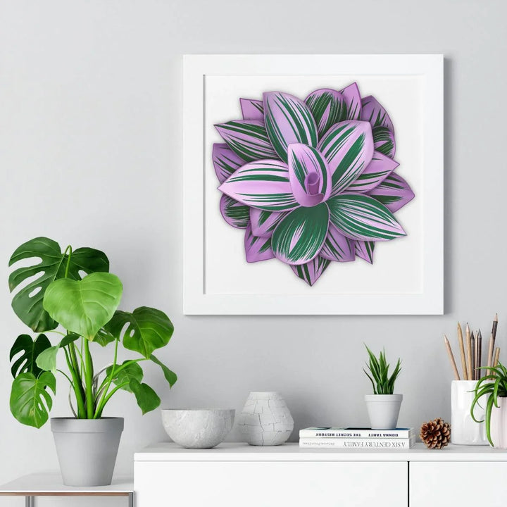 Tradescantia Nanouk Framed Print, Poster, Laura Christine Photography & Design, Framed, Home & Living, Indoor, Paper, Posters, Laura Christine Photography & Design, laurachristinedesign.com