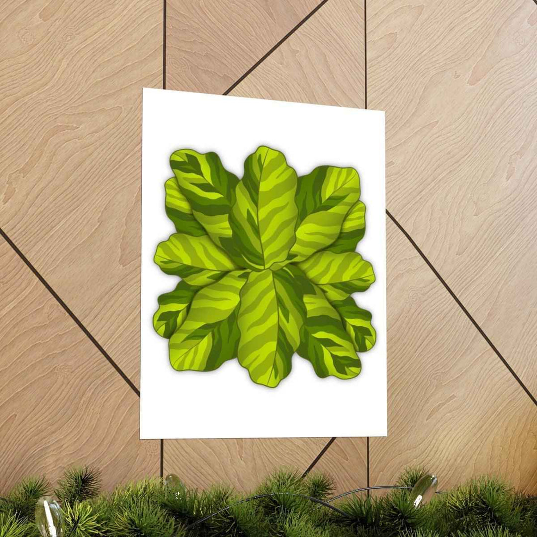 Calathea Yellow Fusion Print – Botanical Wall Art on Museum-Grade Paper Unframed - The Potted Pixel