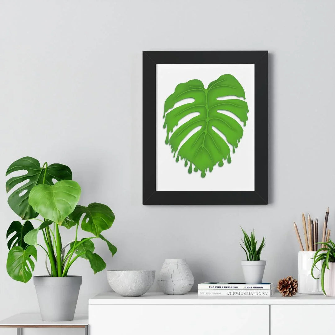 Melting Monstera Framed Print, Poster, Laura Christine Photography & Design, Framed, Home & Living, Indoor, Paper, Posters, Laura Christine Photography & Design, laurachristinedesign.com