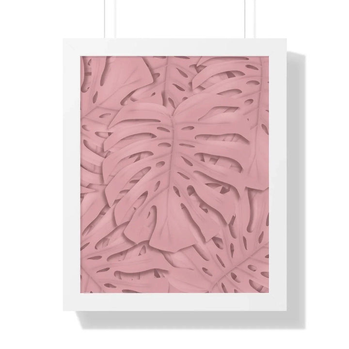 Soft Pink Monstera Framed Print, Poster, Laura Christine Photography & Design, Framed, Home & Living, Indoor, Paper, Posters, Laura Christine Photography & Design, laurachristinedesign.com
