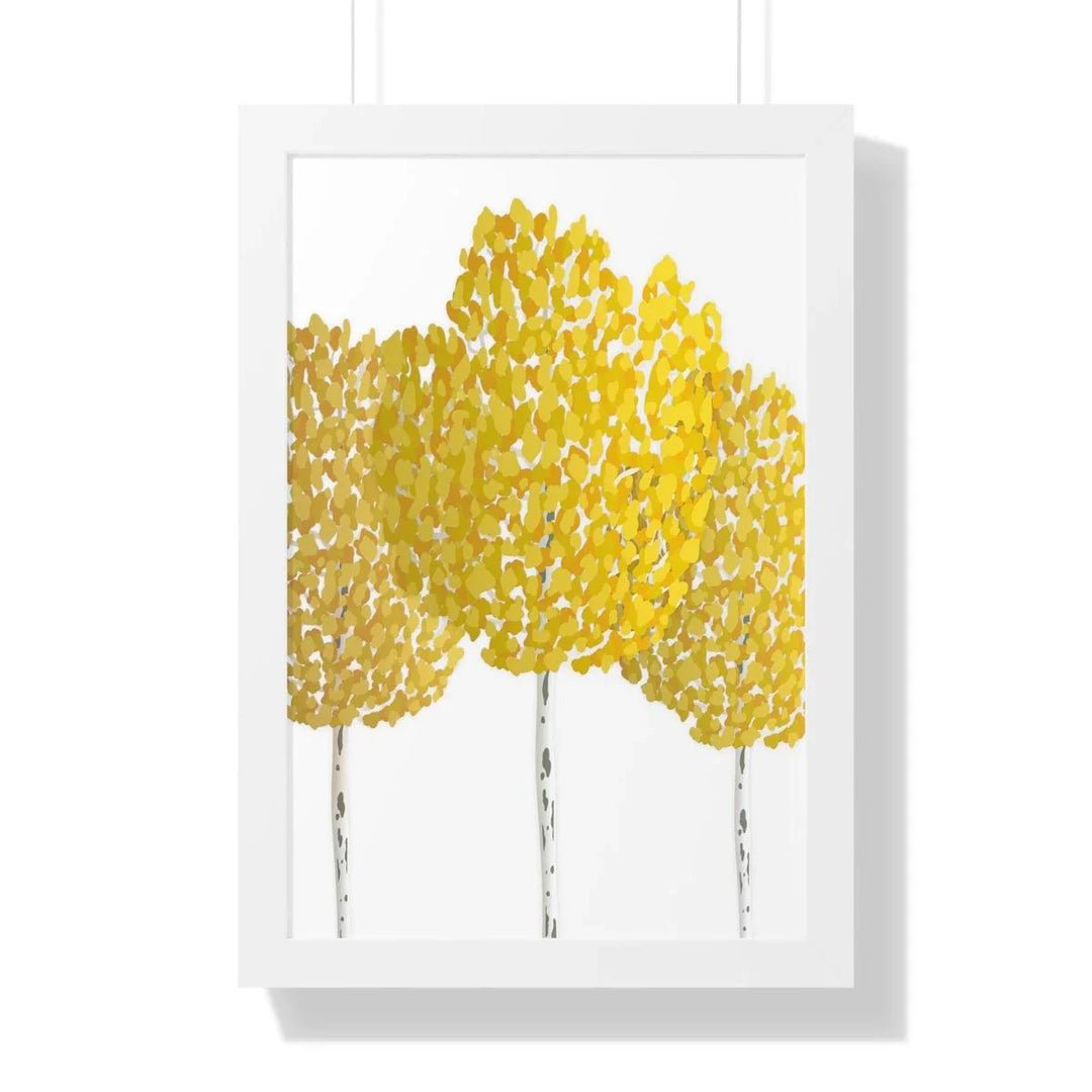 Fall Aspen Framed Print, Poster, Laura Christine Photography & Design, Framed, Home & Living, Indoor, Paper, Posters, Laura Christine Photography & Design, laurachristinedesign.com