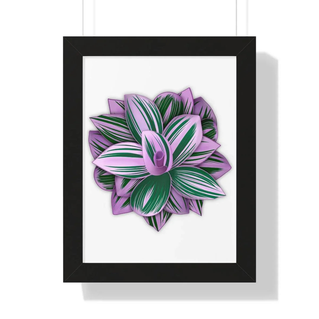 Tradescantia Nanouk Framed Print, Poster, Laura Christine Photography & Design, Framed, Home & Living, Indoor, Paper, Posters, Laura Christine Photography & Design, laurachristinedesign.com