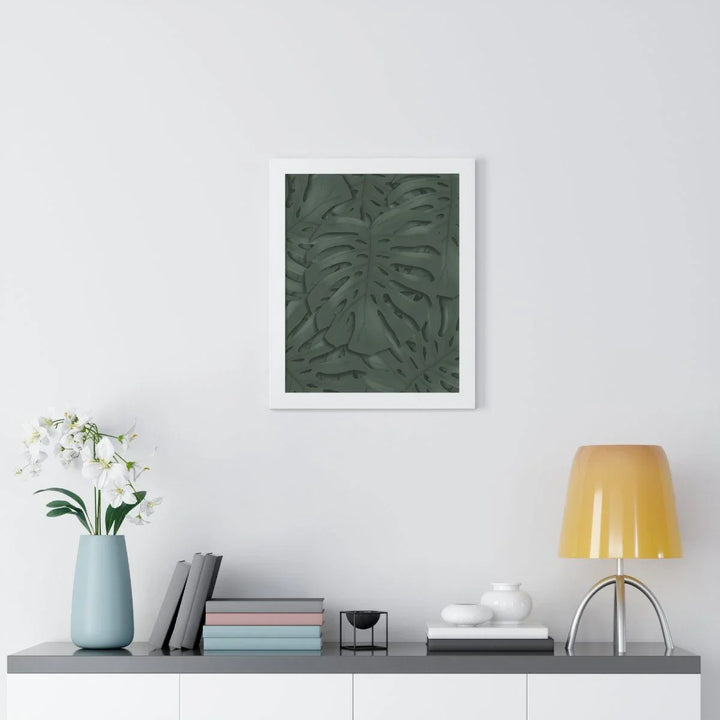 Deep Green Monstera Framed Print, Poster, Laura Christine Photography & Design, Framed, Home & Living, Indoor, Paper, Posters, Laura Christine Photography & Design, laurachristinedesign.com