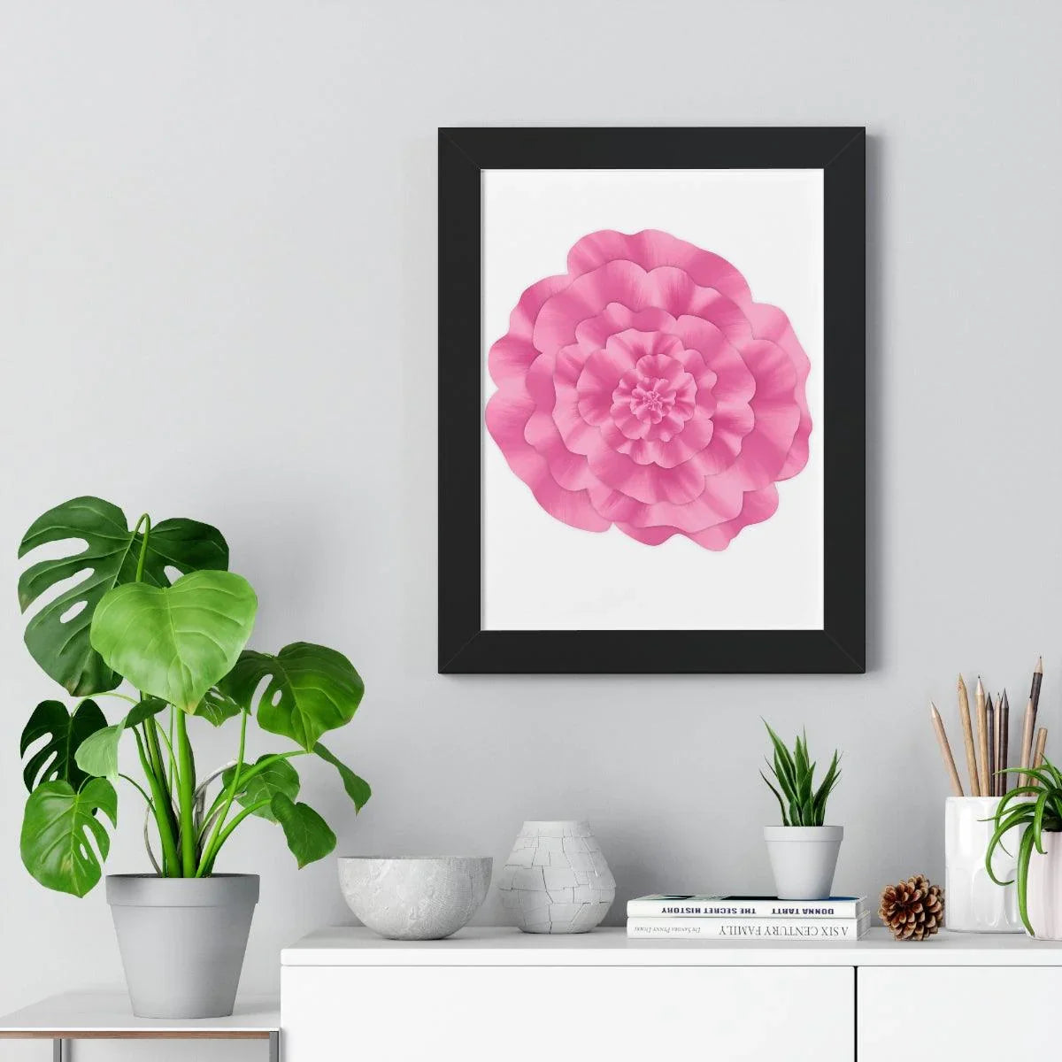 Abstract Peony Flower Framed Print, Poster, Laura Christine Photography & Design, Framed, Home & Living, Indoor, Paper, Posters, Laura Christine Photography & Design, laurachristinedesign.com