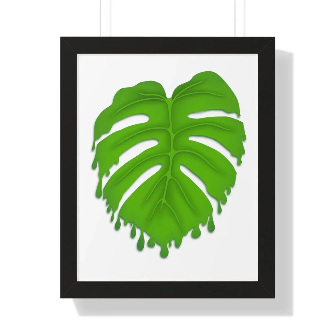Melting Monstera Framed Print, Poster, Laura Christine Photography & Design, Framed, Home & Living, Indoor, Paper, Posters, Laura Christine Photography & Design, laurachristinedesign.com