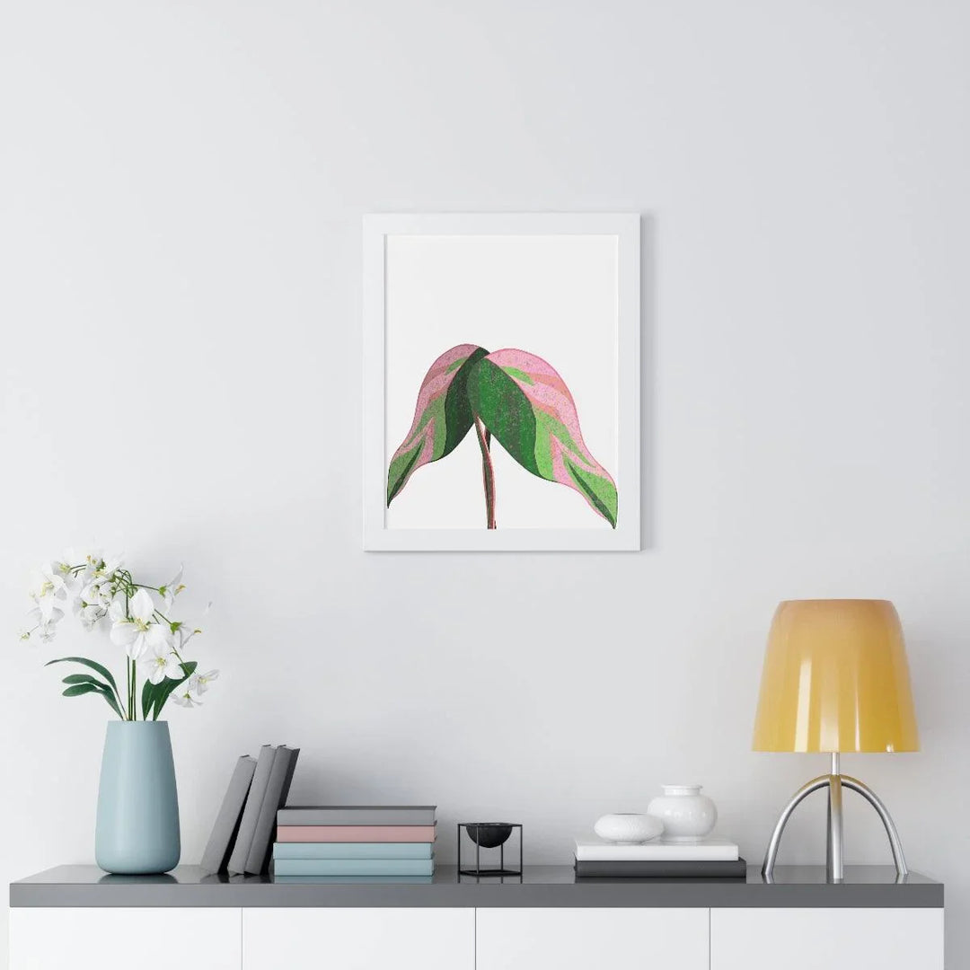 Pink Princess Philodendron Framed Print, Poster, Laura Christine Photography & Design, Framed, Home & Living, Indoor, Paper, Posters, Laura Christine Photography & Design, laurachristinedesign.com
