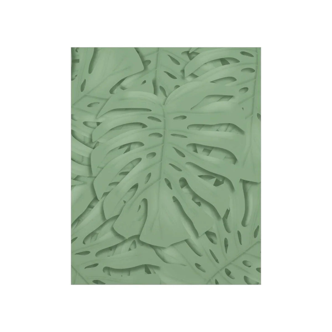 Deep Sage Monstera Pattern Print, Poster, Laura Christine Photography & Design, Back to School, Home & Living, Indoor, Matte, Paper, Posters, Valentine's Day promotion, Laura Christine Photography & Design, laurachristinedesign.com