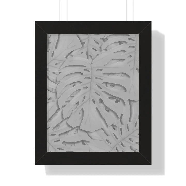 Soft Gray Monstera Framed Print, Poster, Laura Christine Photography & Design, Framed, Home & Living, Indoor, Paper, Posters, Laura Christine Photography & Design, laurachristinedesign.com
