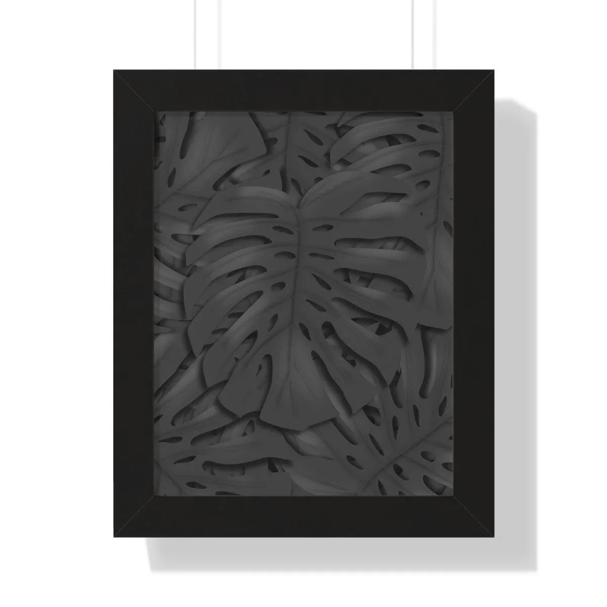 Charcoal Monstera Framed Print, Poster, Laura Christine Photography & Design, Framed, Home & Living, Indoor, Paper, Posters, Laura Christine Photography & Design, laurachristinedesign.com